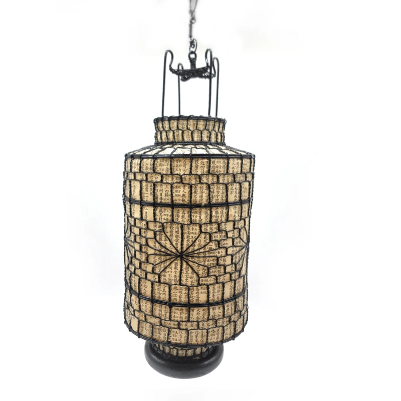 Festival Decoration Traditional Customized Hanging Spring Festival Paper Iron lantern