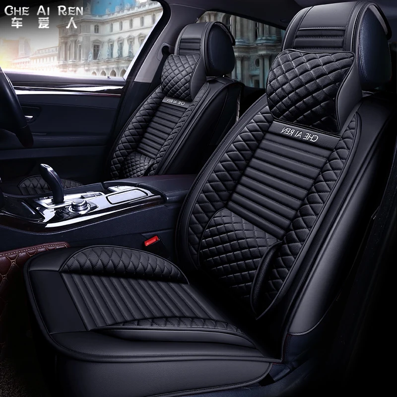 
Auto seat cushion high quality leather material car seat cover 