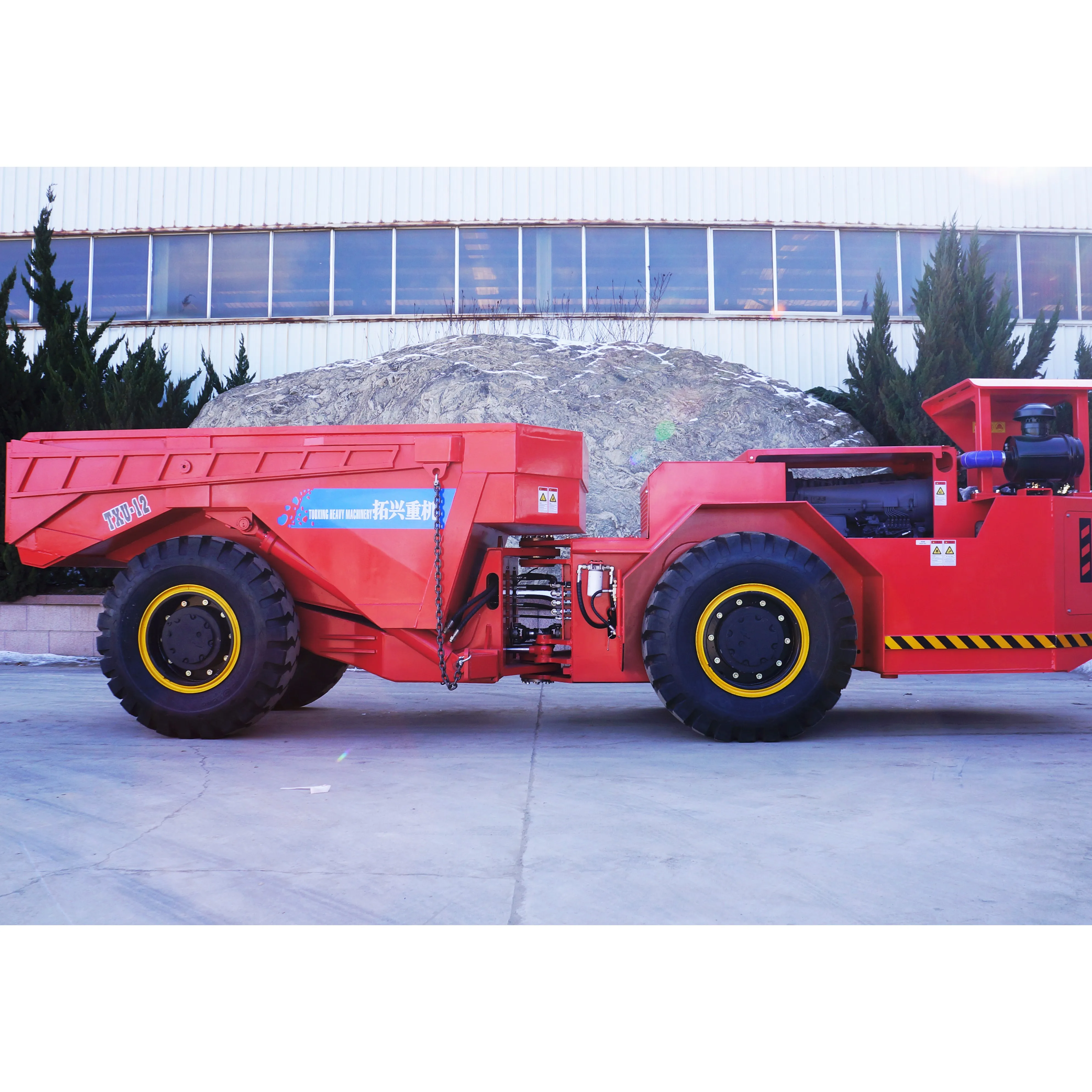 TU-12 Tuoxing yantai 12 tonc car mine dump truck underground mine gold mining equipment