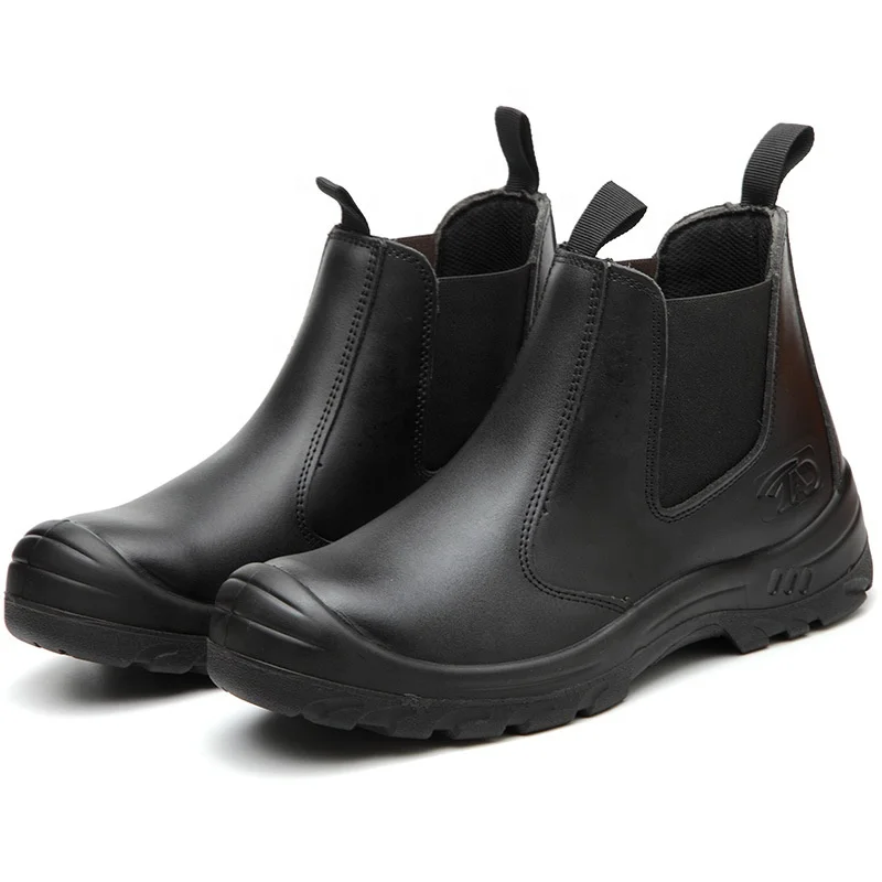 Wholesale High Quality Steel Toe Anti-smashing  Men Water-proof Work Safety Shoes Boots