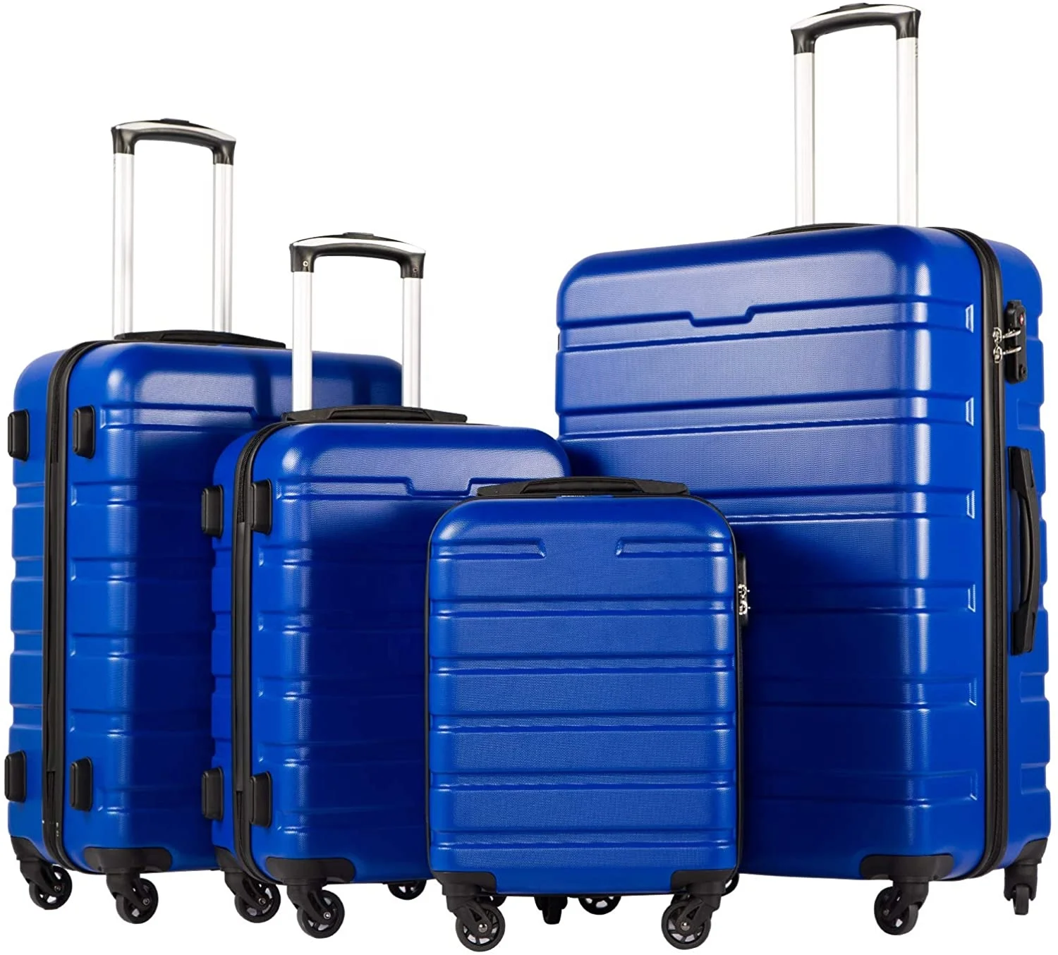 Комплект из 3 предметов легкий TSA замок красный цвет чемодан для переноски на колесах дорожные сумки