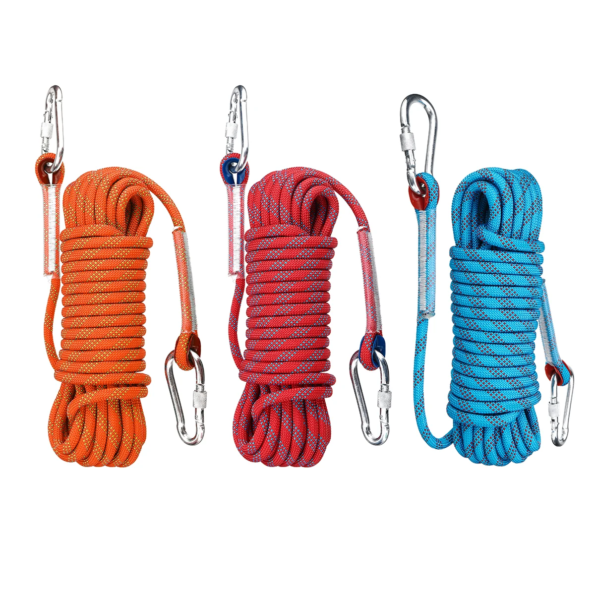 climb polyester safety rope rock climbing static rope using for climbing high strength climbing rope