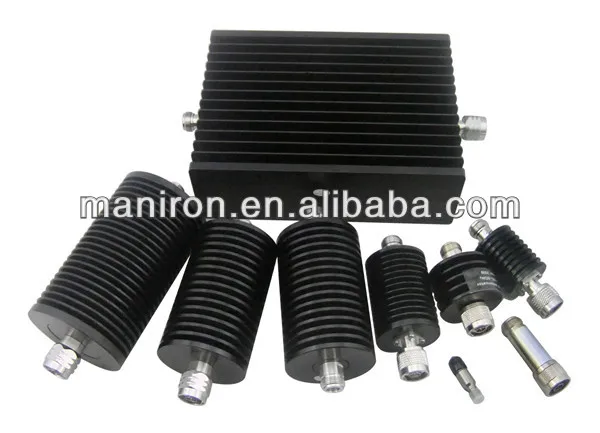 DC-4GHz 200W 1db.2db.3db.5db.6db.10db.20db.30db,40,50,60dB Attenuator with N male to female Coaxial Fixed RF Attenuator