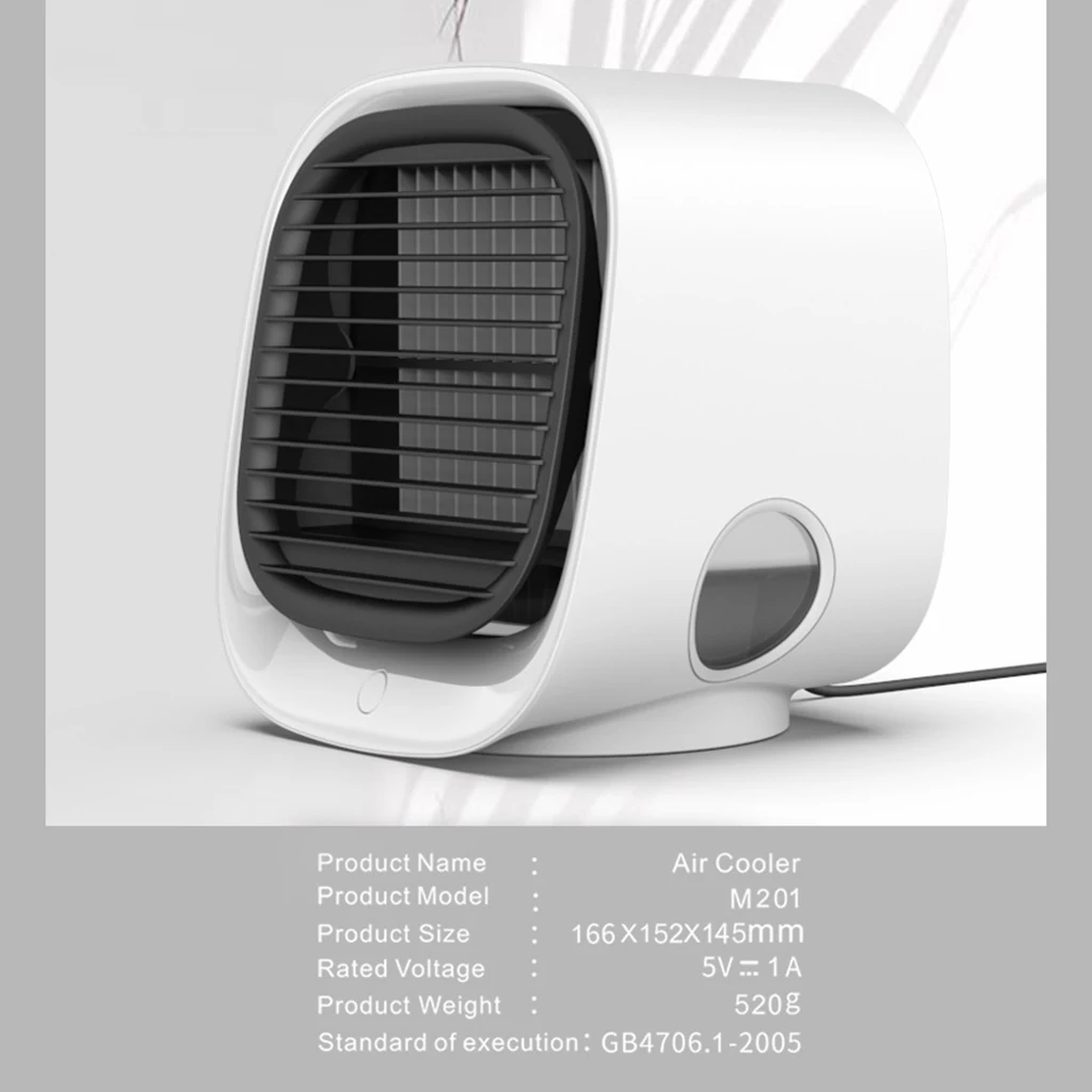 
Portable Air Conditioner Cooler Fan For Travel Home Air Conditioning Air Conditioner 7 Colors USB Fan Cooler Conditioner 
