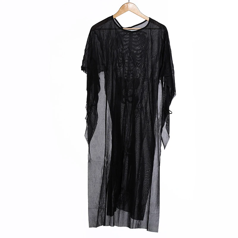 Halloween adult skeleton costume scary haunted house costume spooky ghost clothes Halloween decorative role-playing clothing