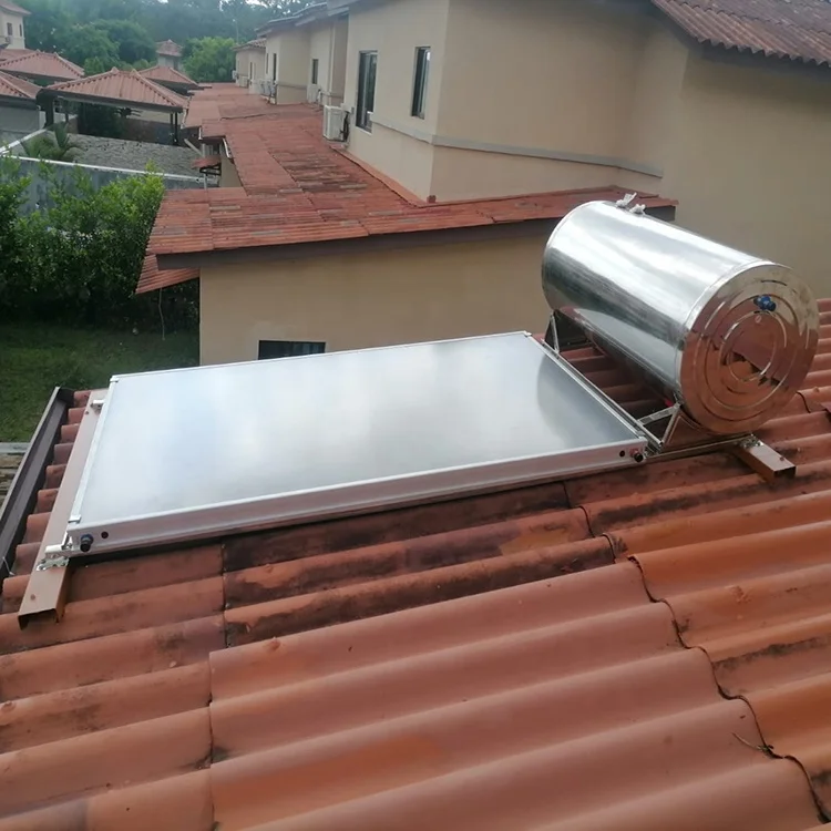 150l pressurized compact stainless steel flat panel solar water heater