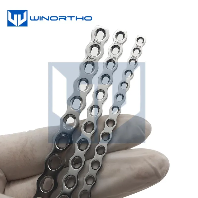 2.4mm cuttable malleable reconstruction compression  veterinary surgical  orthopedic instruments implants bone plate  screws