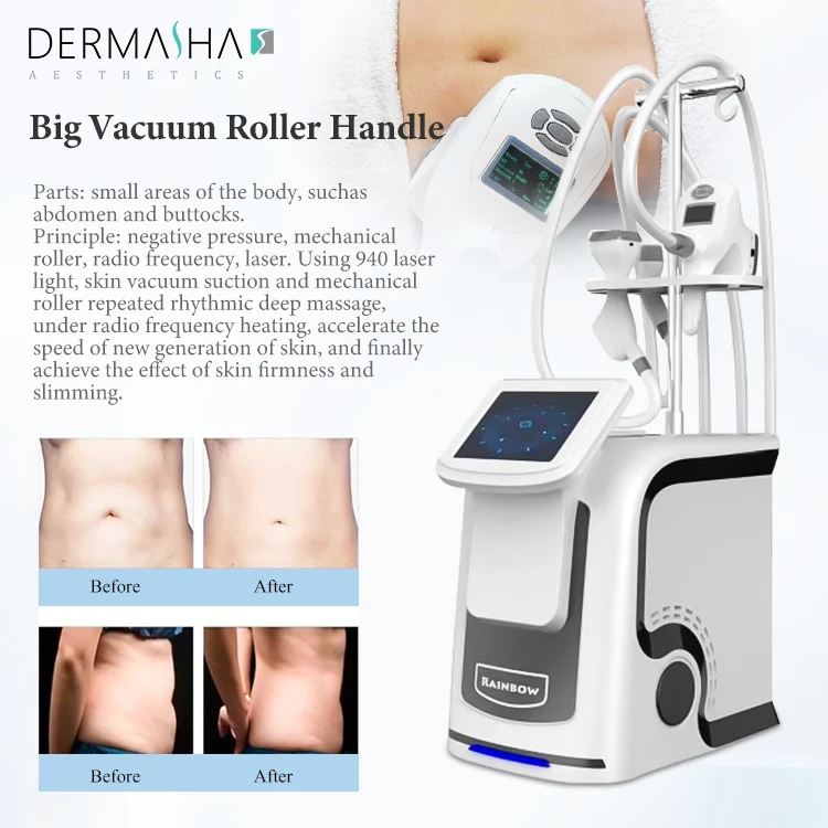 RF Vacuum 80K Cavitation Burning Body Slimming Machine for Beauty Equipment Body Roll Shape Machine Burn Fat Belly