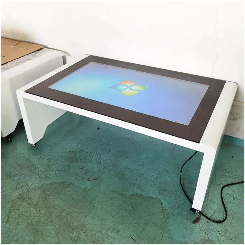 55 дюймов оптовый компьютерный стол интерактивный все в одном ПК сенсорный экран