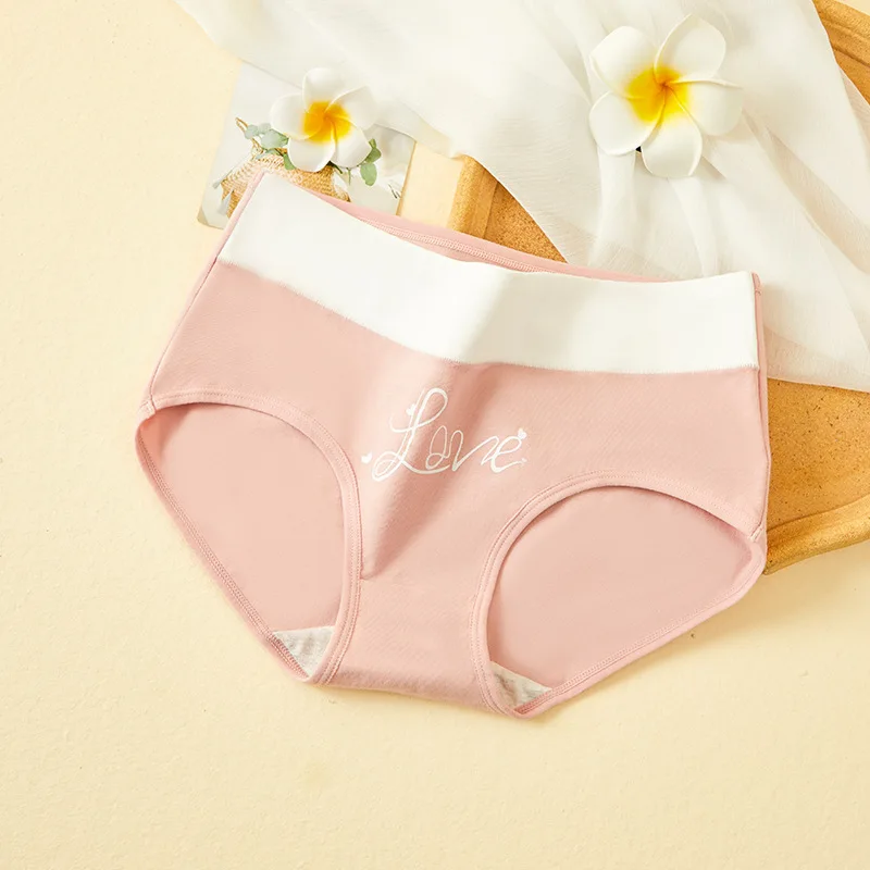 Y005-1 Wholesale Soft Pure Cotton Girls Briefs Multi Color Printed Children Underpants