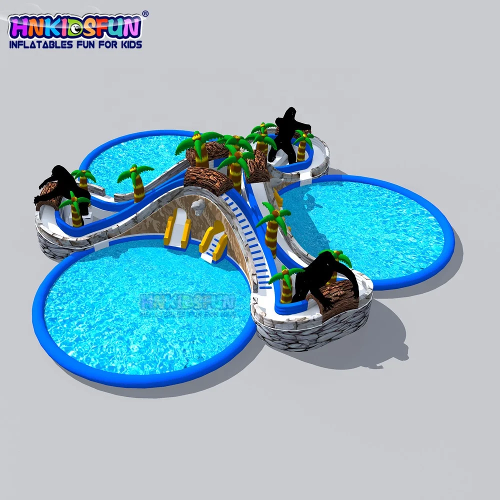 Water sports equipment inflatable water park attraction