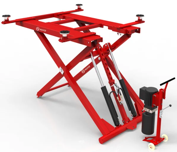 Car Lift 2.8T Portable Scissor Lift Manufacture HUAQI model YL628