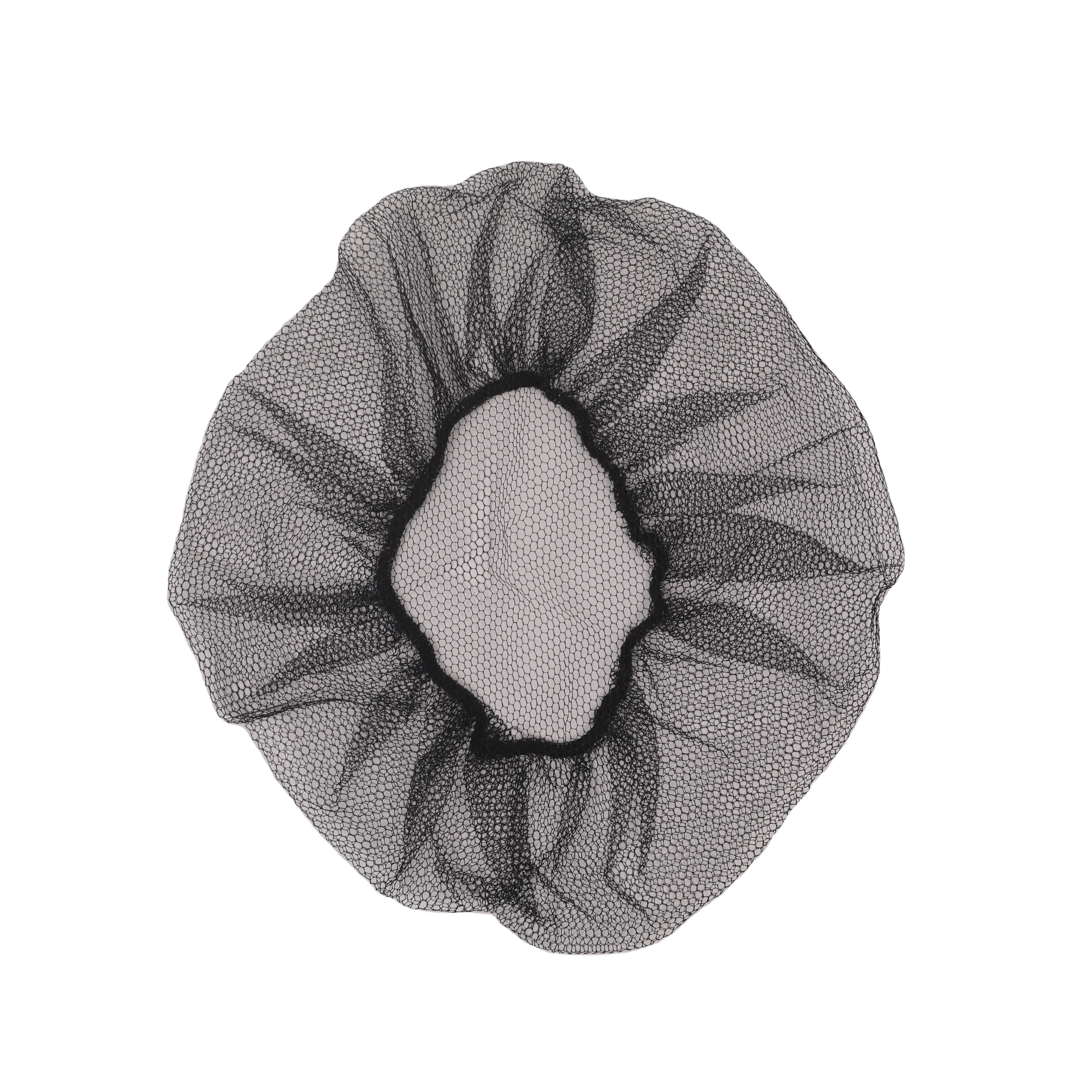 Hot selling Low moq  disposable Black Nylon  Wholesale medical non woven strip Mop Bouffant net