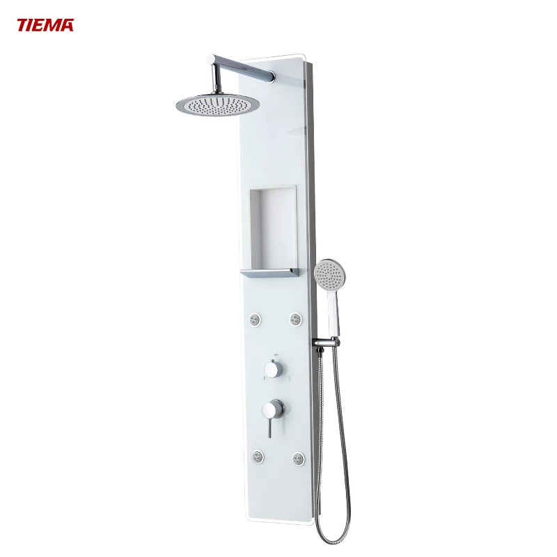 TIEMA Hot Sale Wall Mounted Bath  Shower Faucets Thermostatic  Panel  bathroom panels