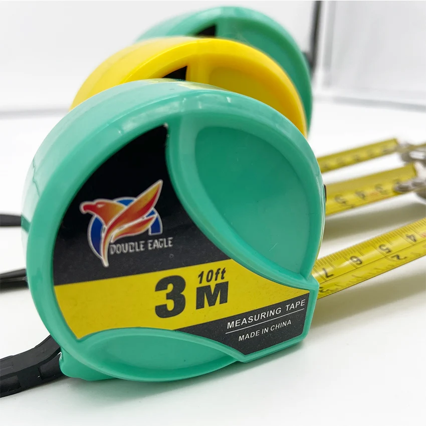 Factory direct selling Jelly color female office ruler ABS case accurate measuring tape sunny color tape measure