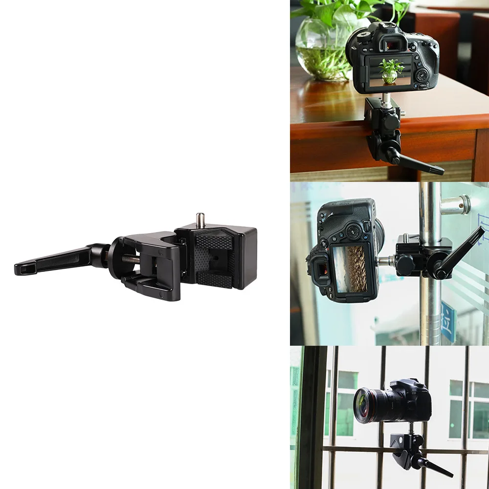 Super Strong Sturdy Multi-functional Universal Photography Camera Crab Metal Clamp For Round Tubes