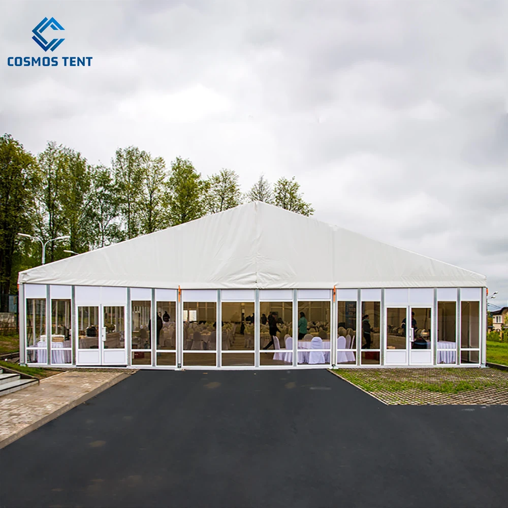 Алюминиевая Рама 20 м X 30 м, наружная Свадебная палатка для мероприятий, вечеринки для 500 человек, стеклянная настенная палатка