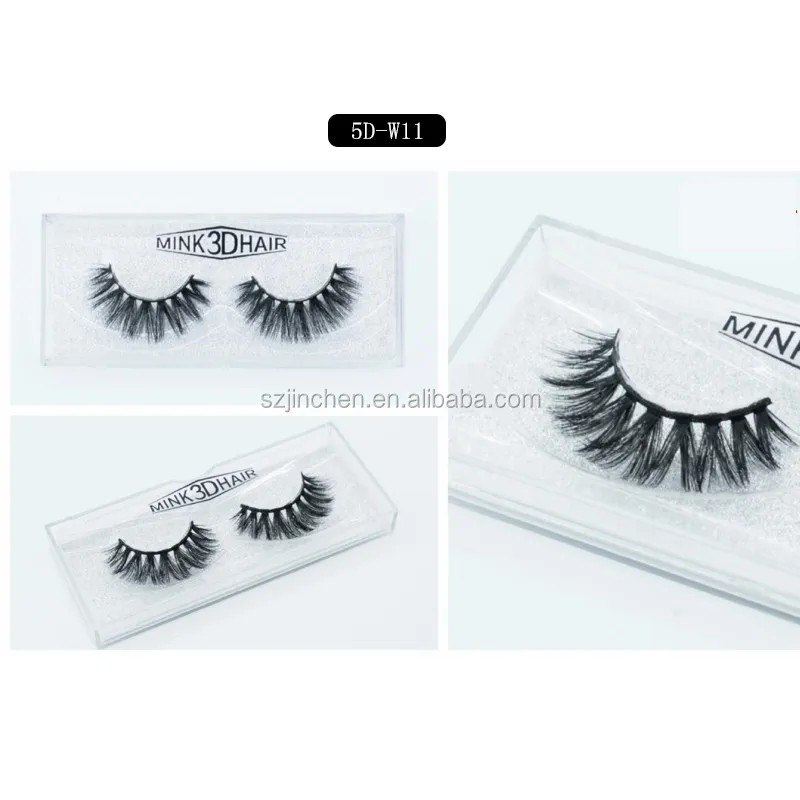 Private label W series 19 models 5D mink eyelashes 1 pair natural false eyelashes thick false eyelashes full strip eye lashes