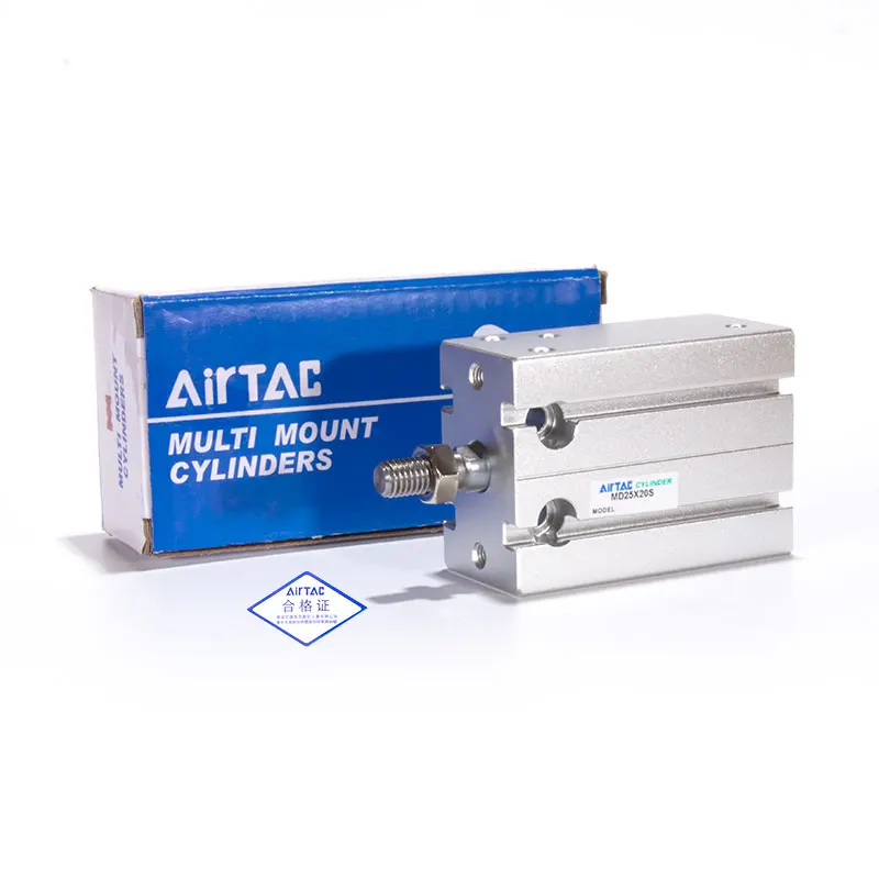 AIRTAC MD16/20*5X10 Multi Position Free Installation Pneumatic Compact Air Cylinder aluminum alloy  pneumatic cylinder