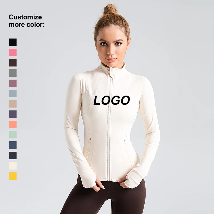 Customized running training High quality long-sleeved yoga clothing quick dry stretched fashion running clothes women