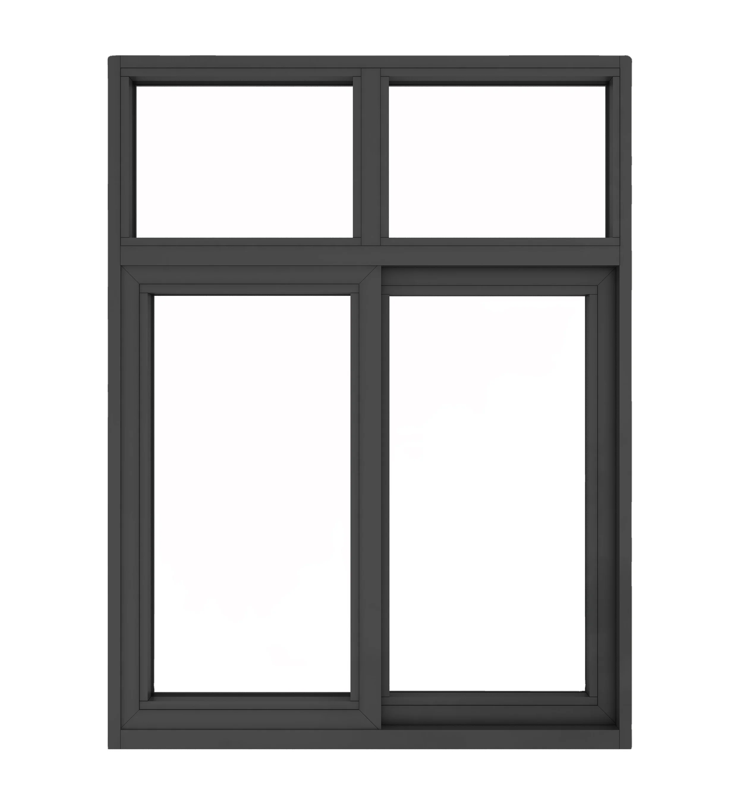 Impact Double Glazed Aluminum Windows Fixed Windows Residential Houses Picture Windows
