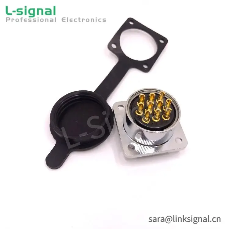 25mm GX25 Connector Circular Flange Type 2 3 4 5 6 7 8 9 10 12 PIN for Sale