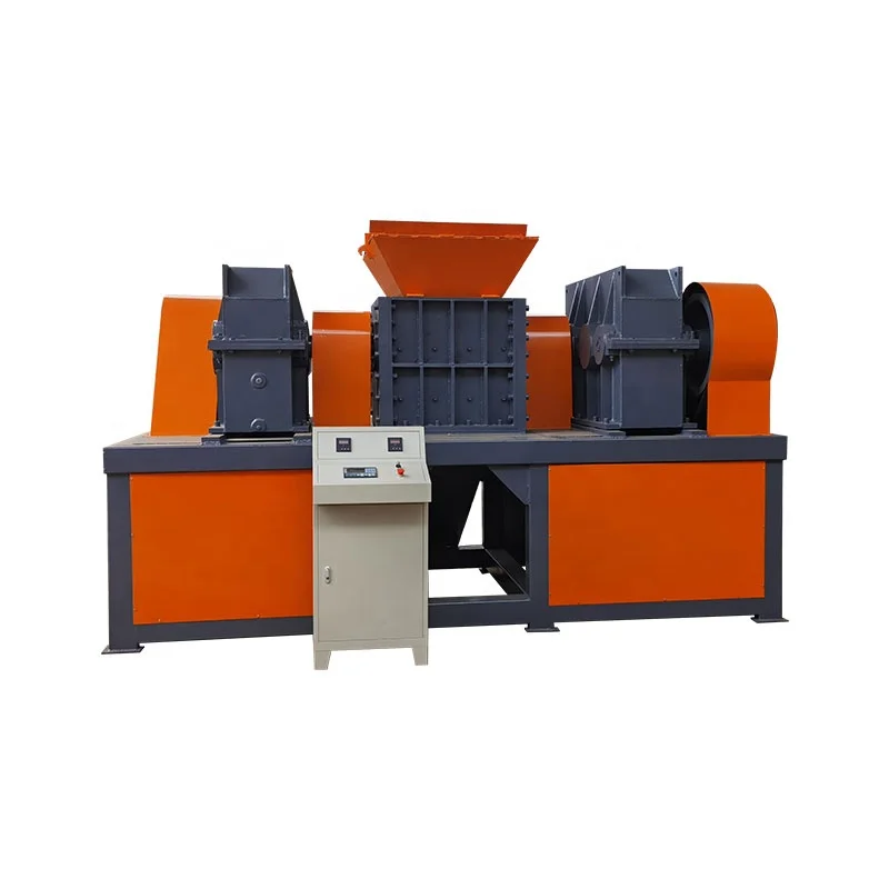 Машина для измельчения металла и пластика с двойным