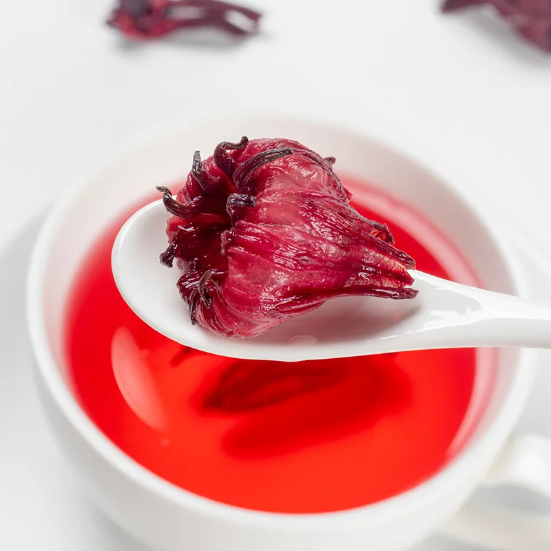 China Hot Selling  Luoshen flower natural organic dried Roselle Sabdariffa hibiscus flowers tea