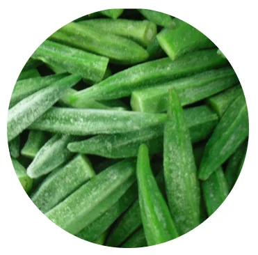 Хит продаж замороженные овощи высшего Класса IQF Okra оптовая продажа