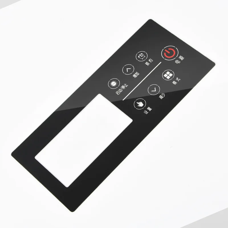 Custom smart tempered touch panel glass is used for door locks, electrical appliances, elevators, etc