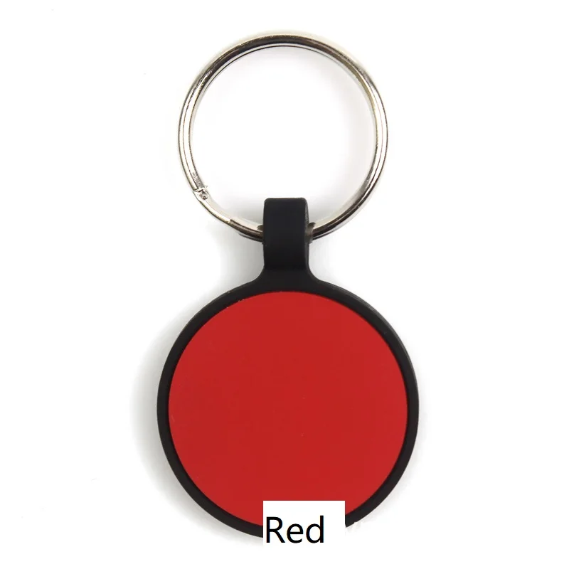 Good Quality Round Shape Silicone Dog ID Tag Soft Personalized Dog ID Tags
