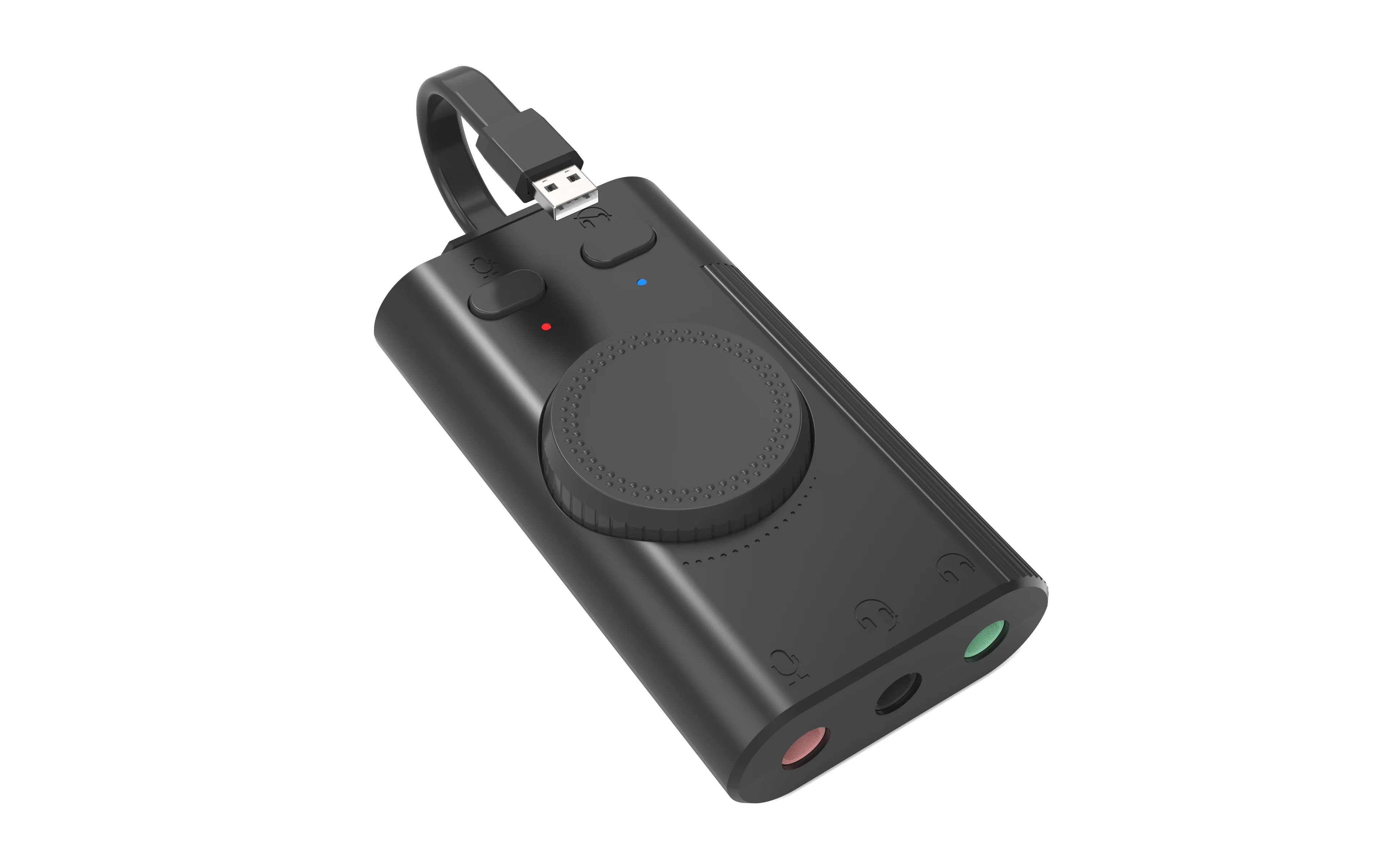 Высококлассная звуковая карта USB-адаптер для наушников 3 в 1 аудиокарта с аудиоинтерфейсом и выходом 5 мм Windows