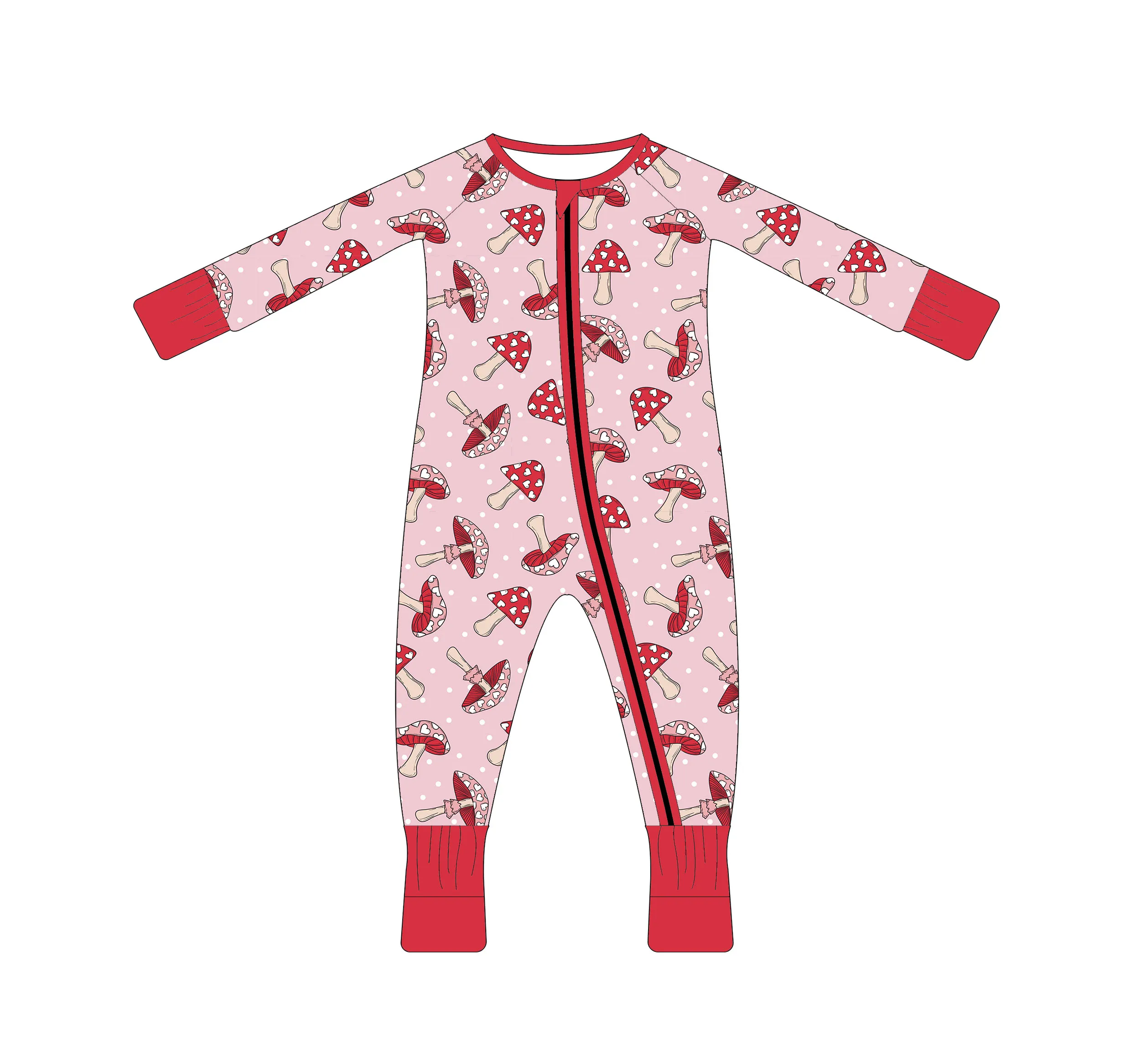 Детский бамбуковый комбинезон с узором