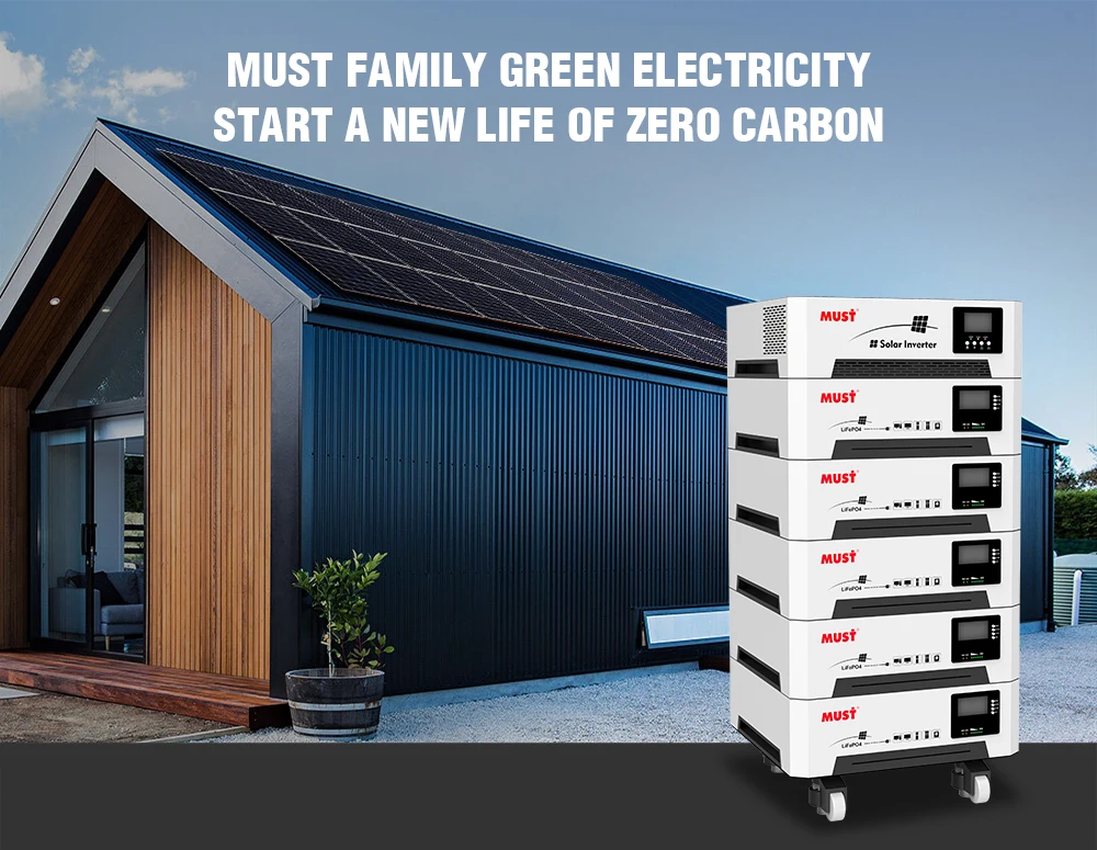 Универсальный гибридный солнечный инвертор MUST 10KW-25KWH с батареями и системой хранения энергии контроллером