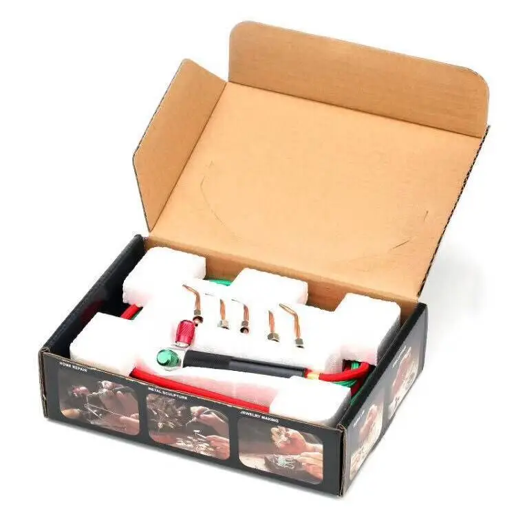 Mini oxygen welding gun o2 soldering torch oxygen acetylene flame torch welding platinum stainless steel and other metals