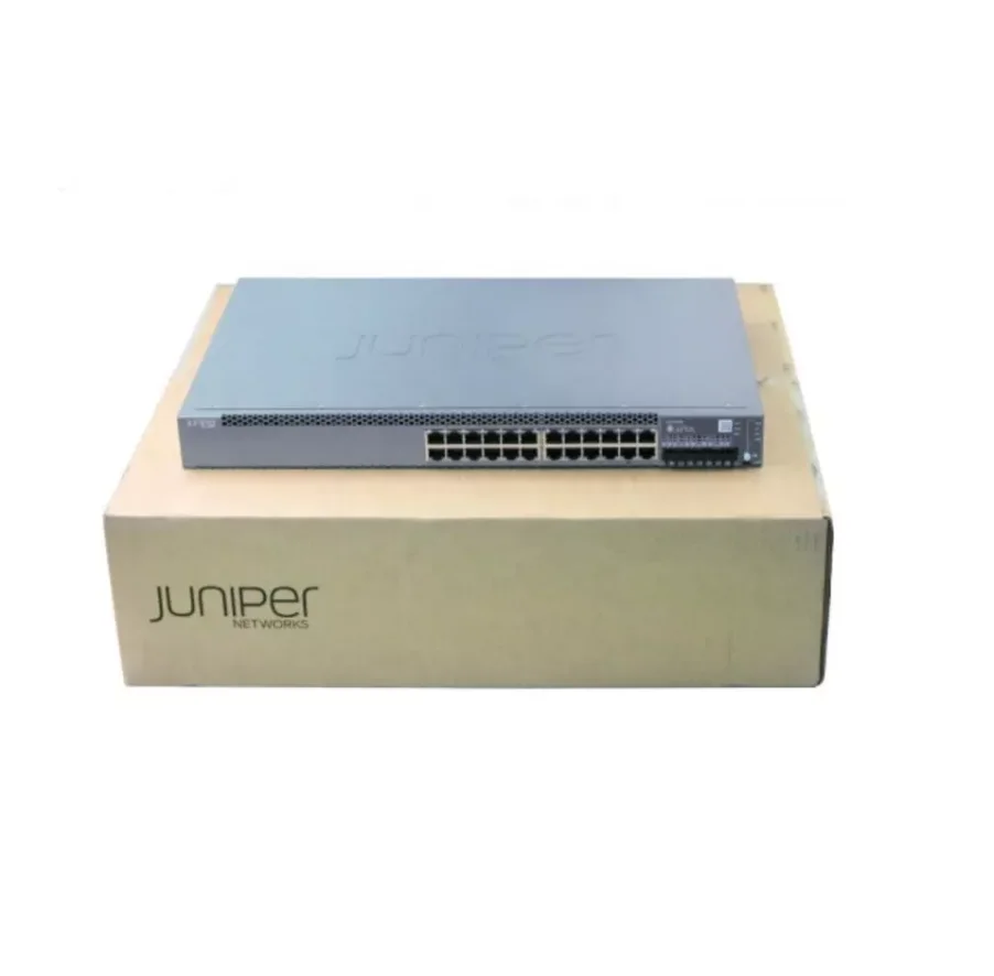Переключатель EX3400-24P можжевельника EX3400 серии 24 портами PoE + Gigabit Ethernet сетевые коммутаторы Оригинальный
