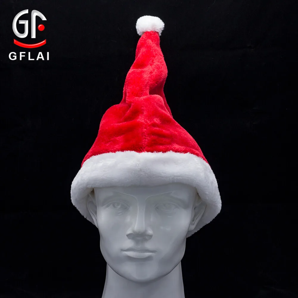 Wholesale Personalized Light Up Christmas Hat Santa Claus For Adults