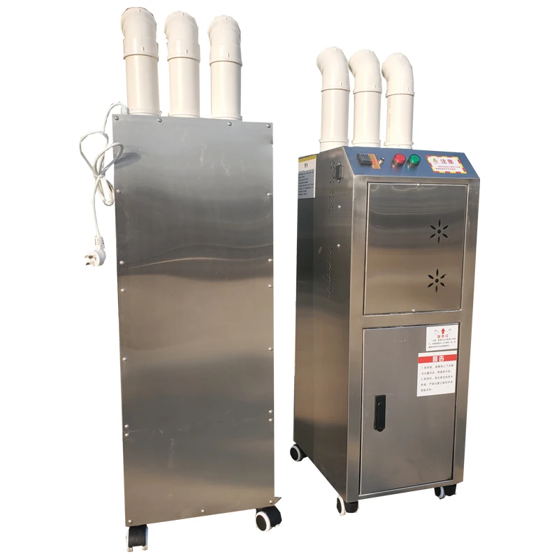 Stainless steel body 10L courier disinfection ultrasonic air humidifier fogging machine disenfection nebulizatore per serra