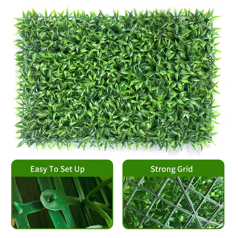 Outdoor Grass Wall Green Panel Wholesale 40*60CM Artificial Grass wall