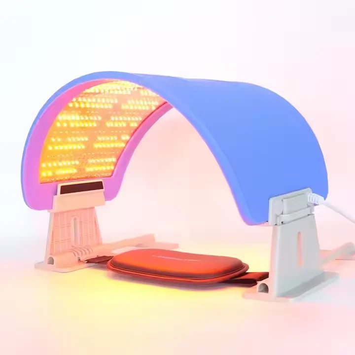 Portable Celluma  EMS Pdt Led Face Beauty 3 7 Color Photon Skin Rejuvenation Facial 573 lamp beadsPDT LED Light Therapy Machine