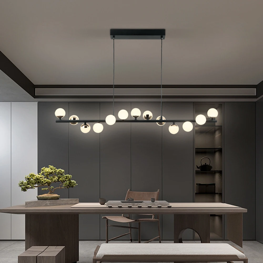 Magic Beans Ball Chandelier Lighting Modern Pendant Light Hotel Lobby Living Room Pendant Light Chandelier