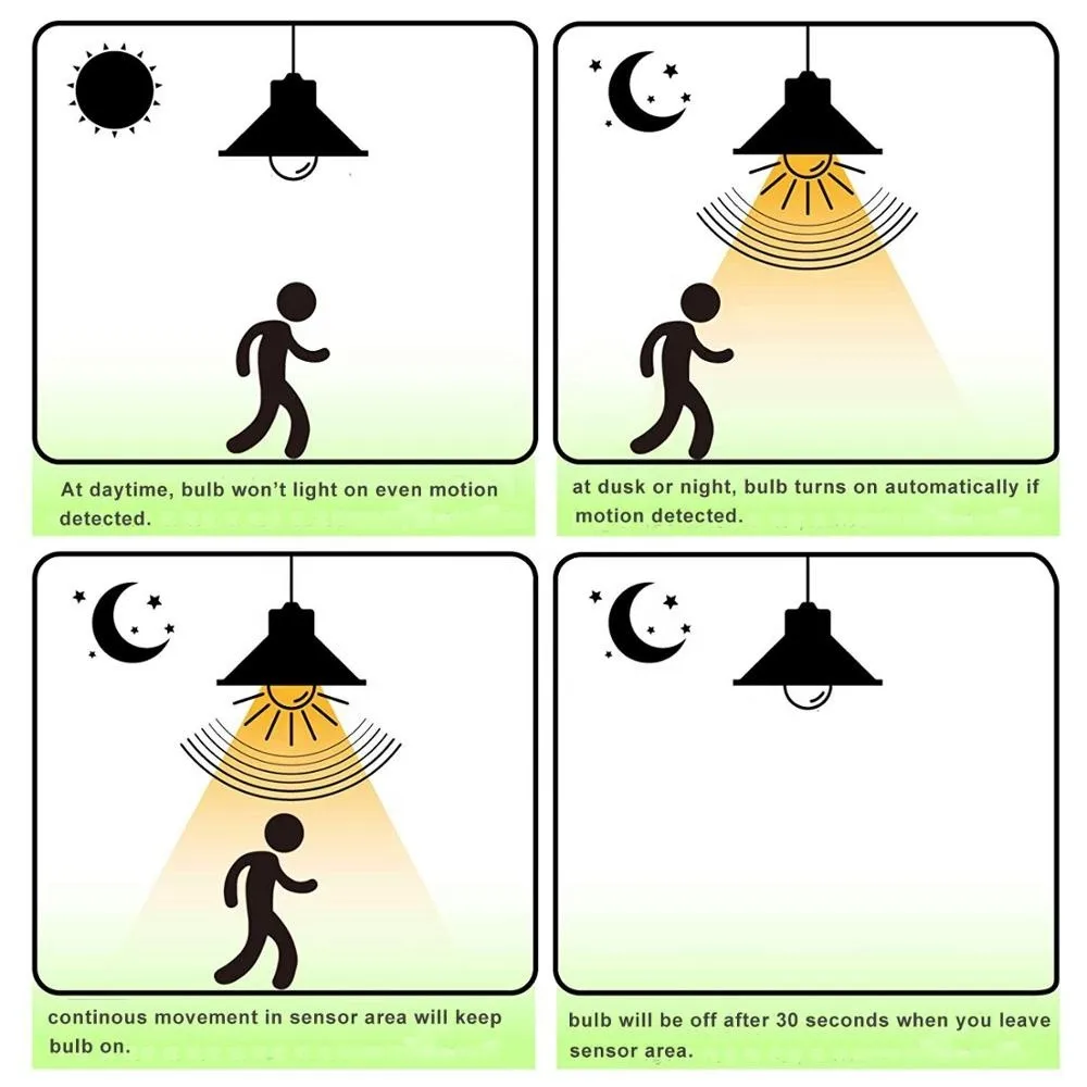 A LED Smart Bulbs  Motion Radar Sensor RGB Bulb 25000 Hours E27 Radar Sensor Led Lamp