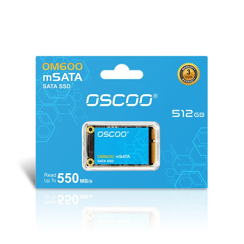 OSCOO Wholesale Internal Hard Disk mSATA SSD SATA3 128GB 256GB 512GB 1TB Original/Goodie Chips  mSATA SSD