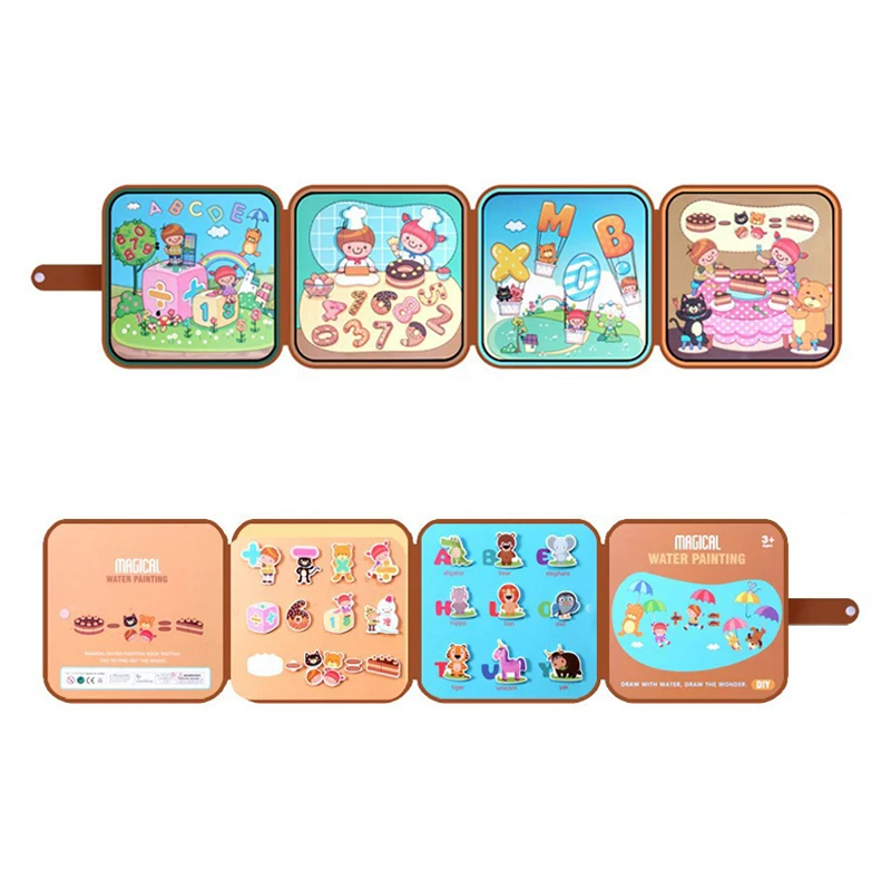 New Magic Water Painting Book Kids Drawing Toys Colourful Magic Water Drawing Book For Kids Gift