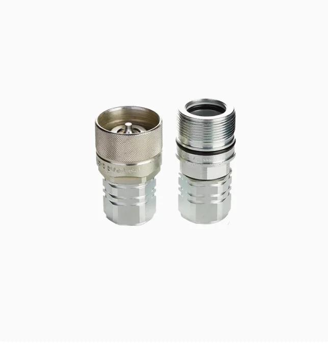 Screw lock high pressure hydraulic quick coupling excavator quick release fitting