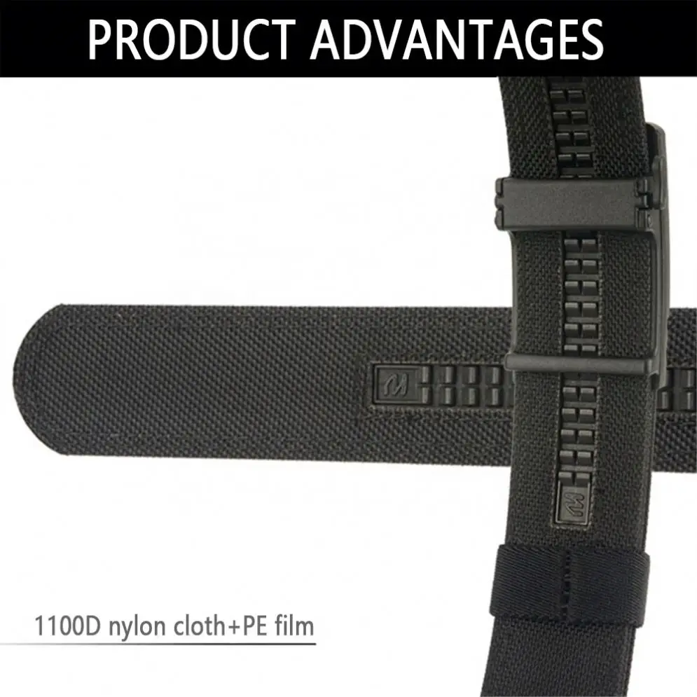 YWHCHI 1100D Nylon Security Tactical Belts for Men War Battle Multiple Colors Tactical Waist Metal Buckle Woven Customized Belt