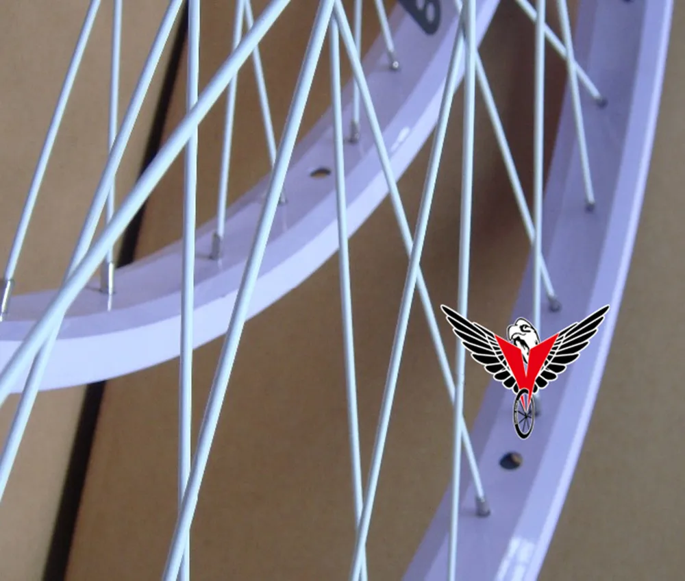 Lavender Color Rim Bike Restore Bike Wheel Sets 26x2.125 Colored Rim Alloy Rim Wheel Set KT Coaster Brake Powder Coated Spokes