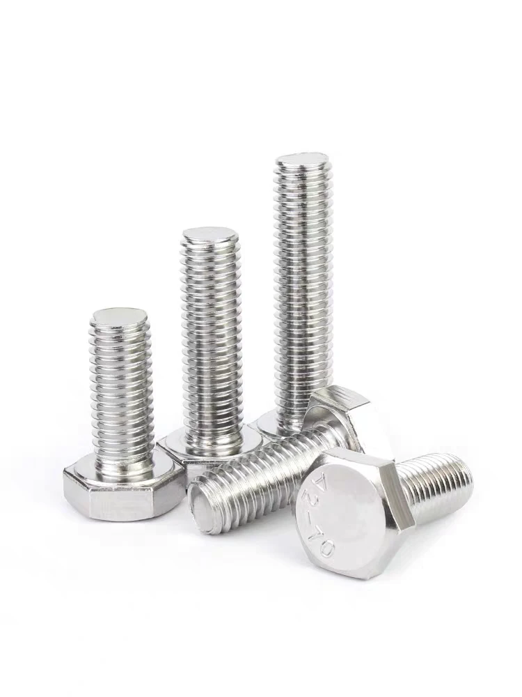 304 ANSI/ASME B18.2.1 Hexagon head bolts 1/4-20*3/8