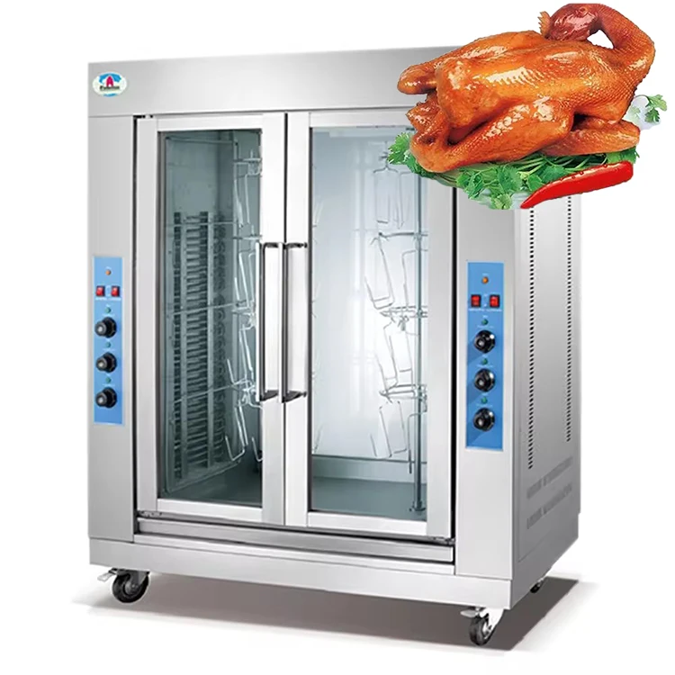 Factory Supply Electric Chicken Rotisserie Oven Commercial Chicken Fish Roaster Meat Roasting Oven For Kitchen Equipment