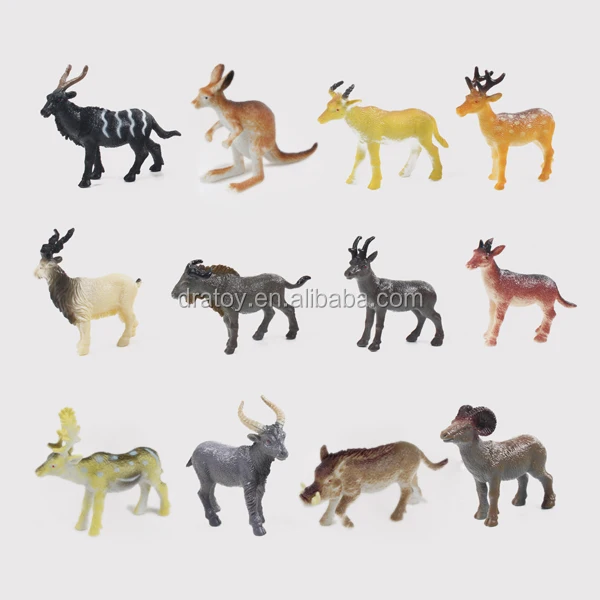 Christmas Decoration Reindeer Plush Animal Model Home Ornament Elk Window Display Props Small Realistic Plum Deer